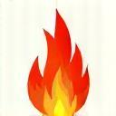 Image representing flame resistance of wool icon